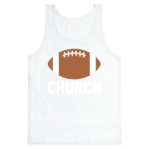 Football Church Tank Top